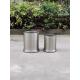 High Rust Resistant Stainless Steel Flowerpot Customizable Shapes For Office Decoration