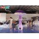 Amazing 2.5m  Inflatable Lighting Decoration Hanging Mushroom With Blower