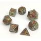 Durable Resin Metal Polyhedral Dice Set Odorless For Collection