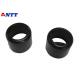PE Industrial Plastic Injection Molding Black Cap Tube From 1+1 Family Tool