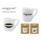 Cappuccino Espresso Coffee Mugs Straight Shape 90cc AB Grade Level House Use