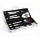 Professional 6PCS BBQ Tool Set  With  Aluminum Case For Outdoor Barbecue