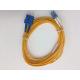 Duplex SC To LC Fiber Patch Cord 3.0-2m Single Mode Type For Active Device Termination