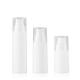 Empty White Airless Pump Bottles Travel Size With Dust Cover Free Sample