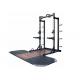 Steel Multi Gym Equipment Station Adjustable Squat Rack With Weightlifting Platform