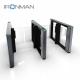 Automatic Access Control Turnstiles , Glass Swing Turnstile With Read Card