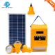 11V Portable Solar Home Lighting Systems 7H Solar Led Lighting Kits With FM Radio