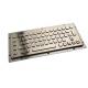 USB Rugged Metal Portable PC Keyboard Panel Mounting 64 Arabian Keys / EMC PS2