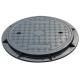 D400 Class Double Sealed Manhole Cover And Frame Cast Iron Painting Surface