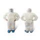 Non Toxic XS - 2XL Disposable Protective Gowns Biodegradable Materials