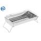SS403 Portable Stainless Steel Grill 17.7''x9''x2.4'' 2 to 4 people