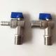 304 Cold Water Heater Manual Angle Valve with DN15 Water Media and Screw Nozzle