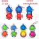 Rainbowl Color 7.5cm Finger Fidget Toy Abs Material For Adults And Kids Playing
