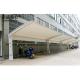 Sail Finishing Pvc Coated Outdoor Car Parking Shed Metal Frame Waterproof Canopy Carports