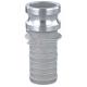SS/316 CAMLOCK Type Hydraulic Quick Coupling E Male Adapter Hose Shank