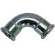 90 Degree Elbow Carbon Steel Press Fittings DVGW For Water Supply System