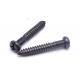 Black Oxide Steel Combination Slotted/Phillips Drive Pan Head Self Tapping Screws