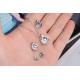 Tagor Stainless Steel Jewelry Factory High Quality Fashion Earring Studs Earrings TYGE019