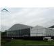 Dome Shape 15m * 30m Outdoor Exhibition Tents With Glass Wall And Glass Door