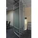 Hanging Bottomless Rail Movable Folding Sound Insulation Glass Partition Wall