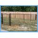 PVC Coated Chain Link Fence Fabric , 50 Foot Chain Link Fence Fit House Gardens