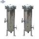 Supply Stainless Steel Cartridge Filter Housing 89*106*600 with 89 quick opening interface