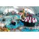 Space Bowl Fiberglass Water Slides For Adventure Amusement Waterpark Water Splash Rides
