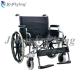 Metal Steel Chrome Portable Folding Manual Wheelchair For Adult Disbaled