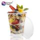 Party supplies new products clear 300ml plastic cup disposable cup with lid