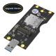 USB 3.0 Type-A Connector To M.2 NGFF Key-B Wireless Adapter Card 1 Standard SIM Slot For 5G 4G LTE WWAN GSM Modem Module
