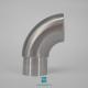 Silver Color Handrail End Caps 90 Degree Elbow 55mm Height Box Packaging
