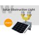 FAA Double Solar Powered Aircraft Warning Lights For Buildings IP67