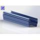 Blue Painted 6063 - T5 Aluminum LED Strip Profiles Channel For LED Light