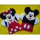 Mickey Mouse Minnie Mouse Plush Finger Puppets Felt For Promotion Gifts