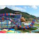 Super Boomerang Water Slide Fiberglass Commercial Water Slide Theme Water Park