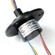 Micro Slip Ring 300rpm 8 Circuits 2A With Flange