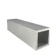 6063-T6 6061 Aluminum Square Tubing 1.5 3 Alloy Internal Threaded For Sliding Door Track