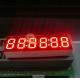 6 Digit Size LED Clock Display with Wavelength of 515-525nm and Electricity Power Source