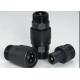 Single Handed Operation Hydraulic Connectors Fittings Black Q/ZB275-77 Metric Thread