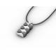 Tagor Jewelry Top Quality Trendy Classic 316L Stainless Steel Necklace Pendant ADP81