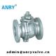Mounting Pad SS304 Ball Flanged Rf  Floating  Ball Valve