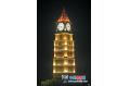 LED Lightened on Body of Ganzhou Harmony Bell Tower