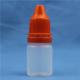 New product 5ml  plastic eye dropper bottle with colorful cap