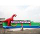 Custom Dinosaur Colorful Inflatable Shore Bench For Huge Inflatable Water Park