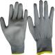 PU Coated Grey Nylon Gloves