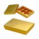 Metallic Food Gift Box Packaging Empty Chocolate Boxes With Insert