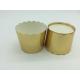 Non Stick Laser Cut Cupcake Wrappers Gold Foil Cupcake Holders Cake Decoration