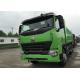 HOWO A7 30 - 40 Tons Tipper Dump Truck RHD 6X4 Air Suspension Lemon Green Color