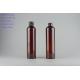 450ml amber PET bottle,cosmo round plastic bottles,empty shampoo bottle with lotion pump