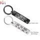 12 X 50mm Rectangular Shaped Personalized Engraved Keychains